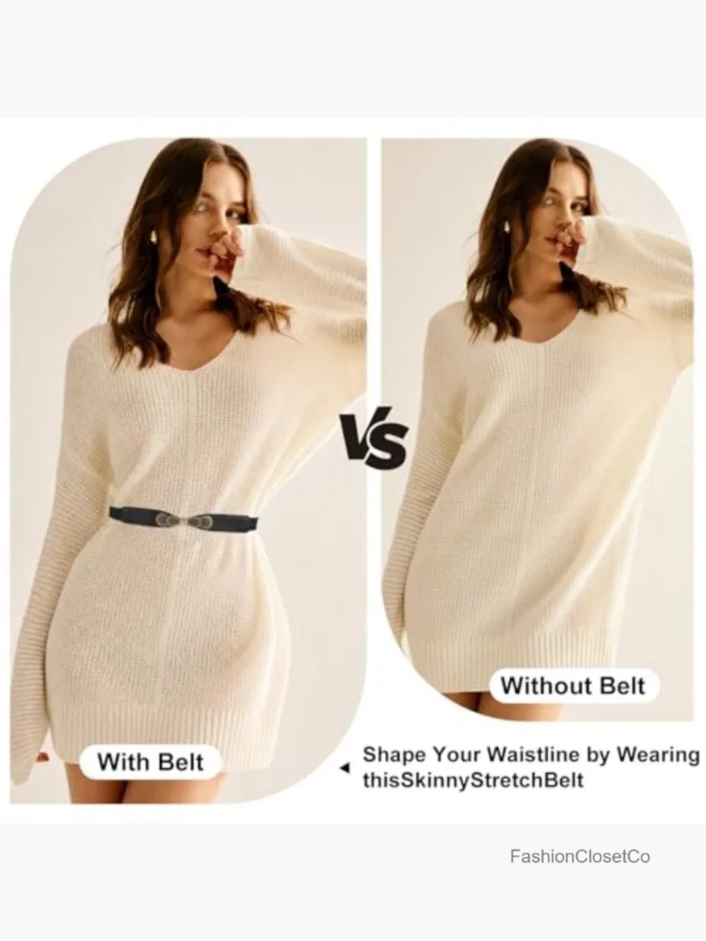 Skinny Elastic Stretch Belt for Dresses Retro Ladies Waist Vintage Thin Belt